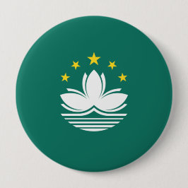 Flagge Macaus (chinesische Region) Button