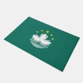 Flagge Macaus (chinesische Region) Fußmatte (Schrägansicht)