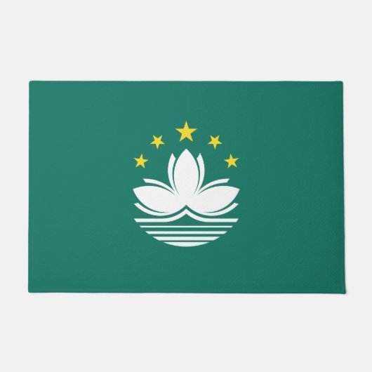 Flagge Macaus (chinesische Region) Fußmatte (Vorderseite)