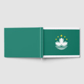 Flagge Macaus (chinesische Region) Gästebuch (Voll)