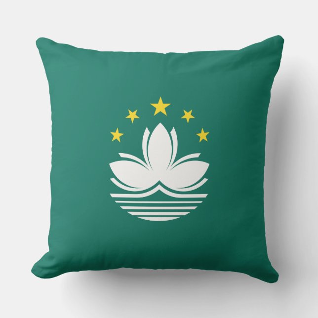 Flagge Macaus (chinesische Region) Kissen (Vorderseite)