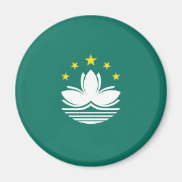 Flagge Macaus (chinesische Region) Magnet