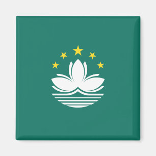Flagge Macaus (chinesische Region) Magnet
