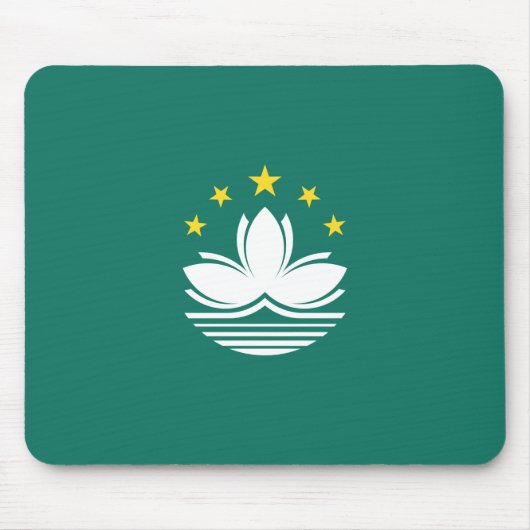 Flagge Macaus (chinesische Region) Mousepad (Vorne)