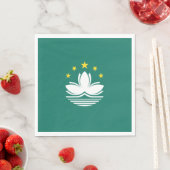 Flagge Macaus (chinesische Region) Serviette (Beispiel)
