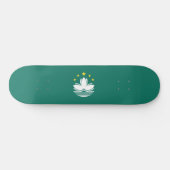 Flagge Macaus (chinesische Region) Skateboard (Horizontal)