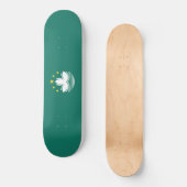 Flagge Macaus (chinesische Region) Skateboard (Vorderseite)