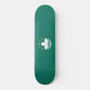 Flagge Macaus (chinesische Region) Skateboard