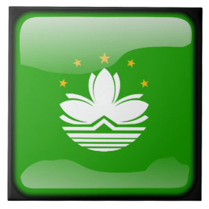 Flagge Macaus Fliese