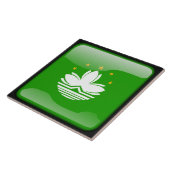 Flagge Macaus Fliese (Seite)