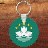 Flagge Macaus Schlüsselanhänger (Vorderseite)