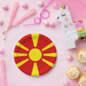 Flagge MacedoniapapierTellers Pappteller (Party)
