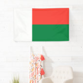 Flagge Madagaskars Banner (Insitu)