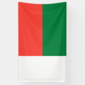 Flagge Madagaskars Banner (Vertikal)