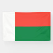 Flagge Madagaskars Banner (Horizontal)