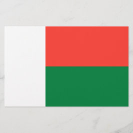 Flagge Madagaskars Briefpapier
