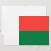 Flagge Madagaskars Briefpapier (Vorne/Hinten)