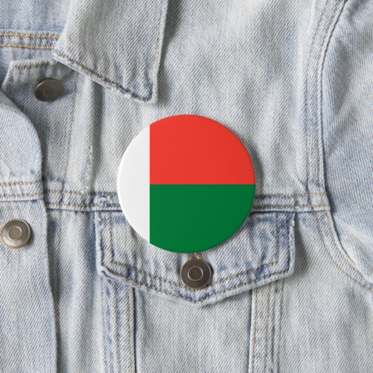 Flagge Madagaskars Button (Beispiel)