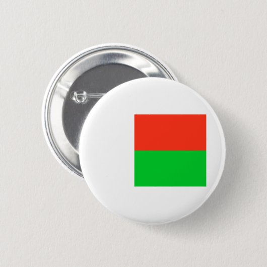 Flagge Madagaskars Button (Vorne & Hinten)