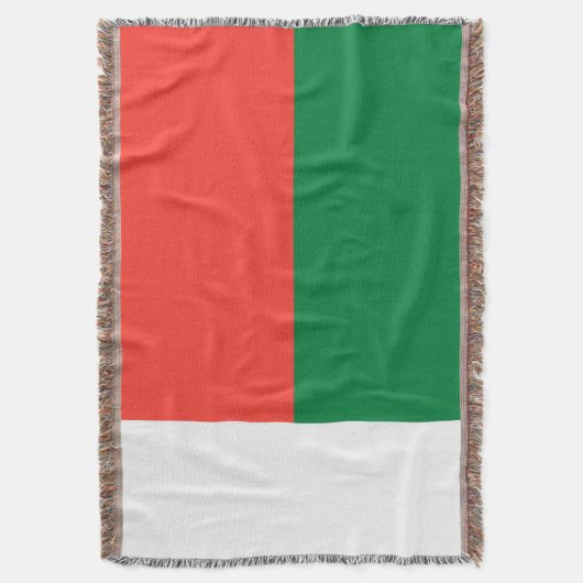 Flagge Madagaskars Decke (Vorderseite Vertikal)