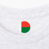 Flagge Madagaskars Etiketten (Befestigt)