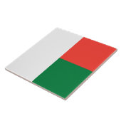 Flagge Madagaskars Fliese (Seite)