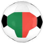 Flagge Madagaskars Fußball (Gedreht)