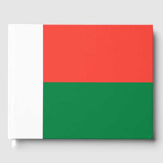 Flagge Madagaskars Gästebuch (Vorderseite)