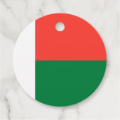 Flagge Madagaskars Geschenkanhänger (Vorderseite)