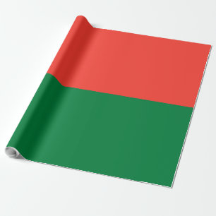 Flagge Madagaskars Geschenkpapier