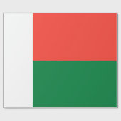 Flagge Madagaskars Geschenkpapier (Flach)