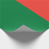 Flagge Madagaskars Geschenkpapier (Ecke)