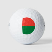 Flagge Madagaskars Golfball (Vorderseite)