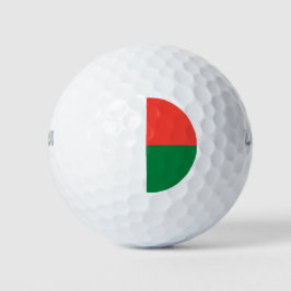 Flagge Madagaskars Golfball