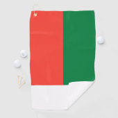 Flagge Madagaskars Golfhandtuch (Insitu)