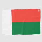 Flagge Madagaskars Golfhandtuch (Horizontal)