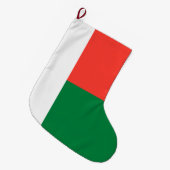 Flagge Madagaskars Großer Weihnachtsstrumpf (Vorderansicht (hängend))