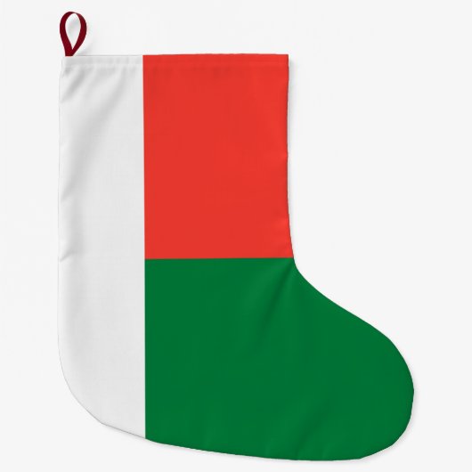 Flagge Madagaskars Großer Weihnachtsstrumpf (Vorderseite)