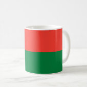 Flagge Madagaskars Kaffeetasse (VorderseiteRechts)