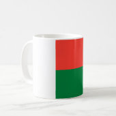 Flagge Madagaskars Kaffeetasse (Vorderseite Links)