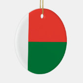 Flagge Madagaskars Keramik Ornament (Rechts)