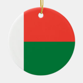 Flagge Madagaskars Keramik Ornament