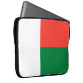 Flagge Madagaskars Laptopschutzhülle (Vorne Rechts)