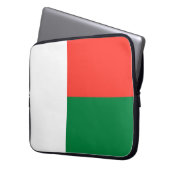 Flagge Madagaskars Laptopschutzhülle (Vorderseite Links)
