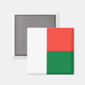 Flagge Madagaskars Magnet (Vorderseite/Rückseite)