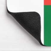Flagge Madagaskars Mousepad (Ecke)