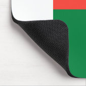 Flagge Madagaskars Mousepad (Ecke)