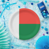 Flagge Madagaskars Pappteller (Party)