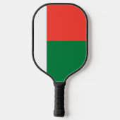 Flagge Madagaskars Pickleball Schläger (Rückseite)