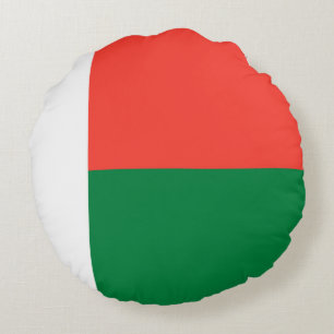 Flagge Madagaskars Rundes Kissen
